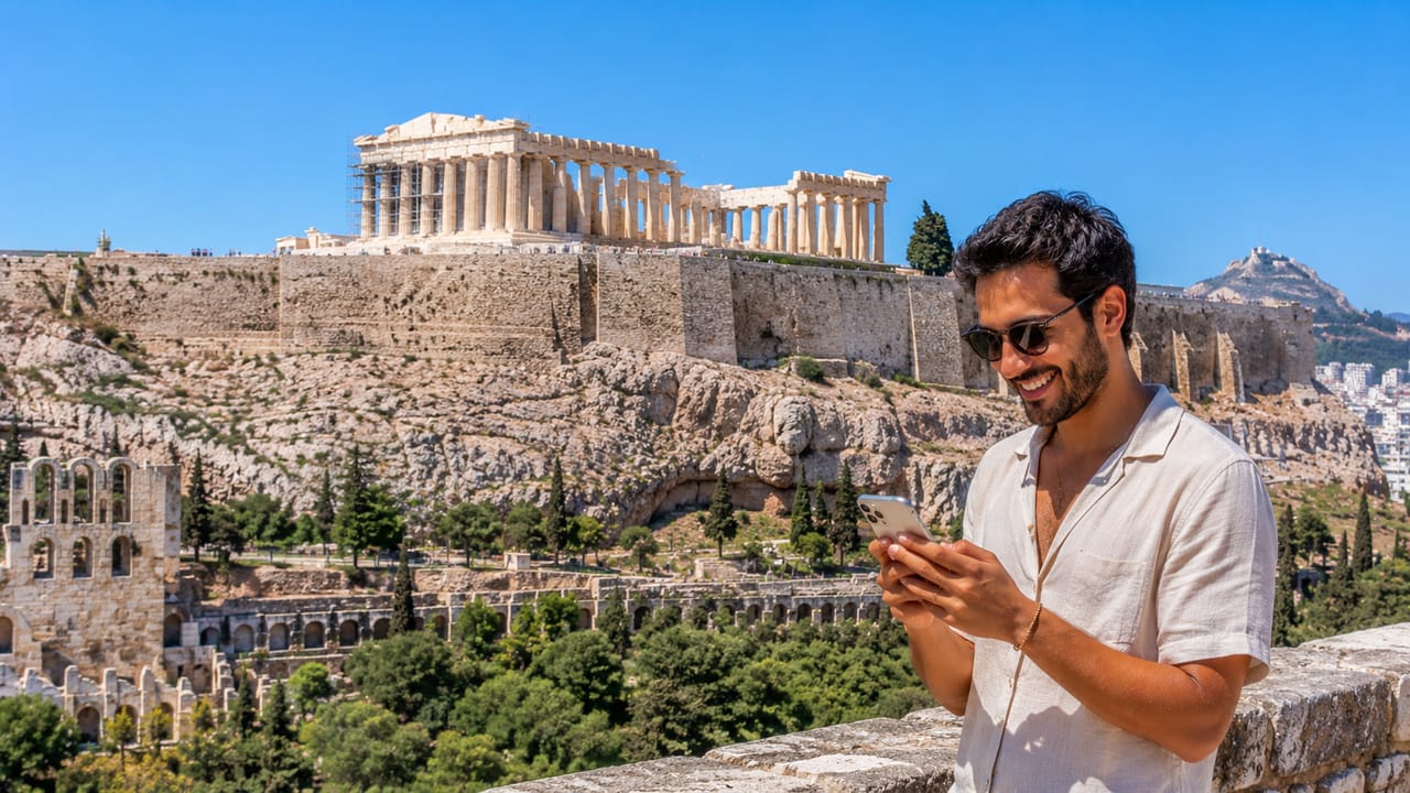 eSIM for Athens