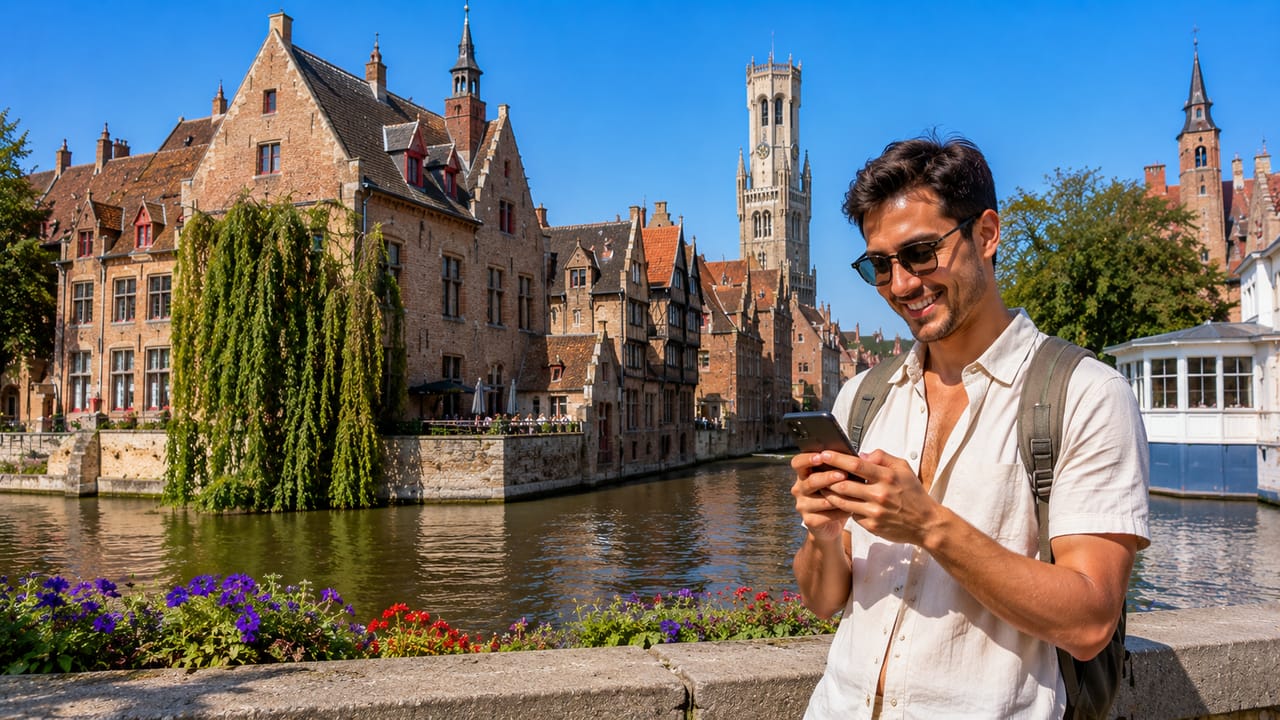 eSIM for Bruges