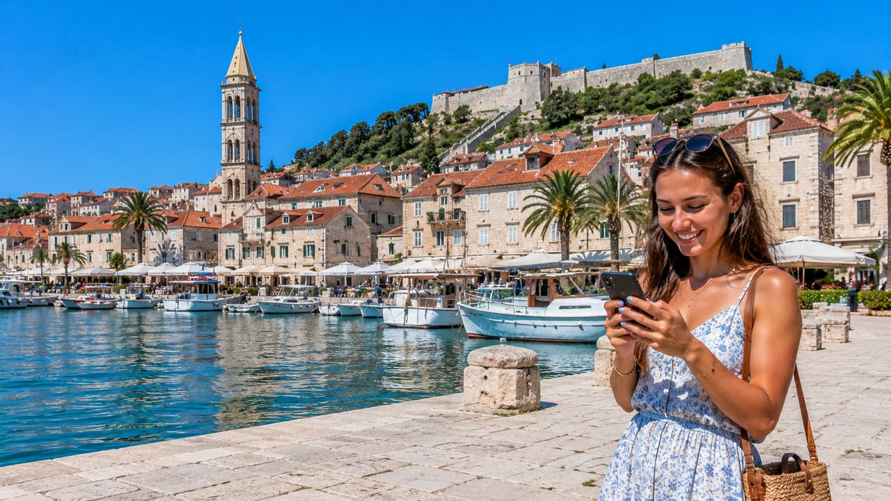 eSIM for Hvar