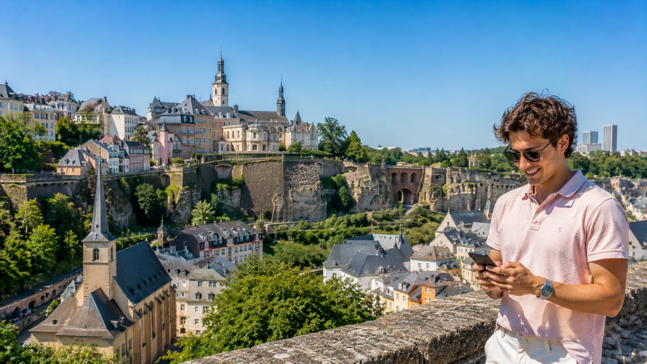 eSIM for Luxembourg City