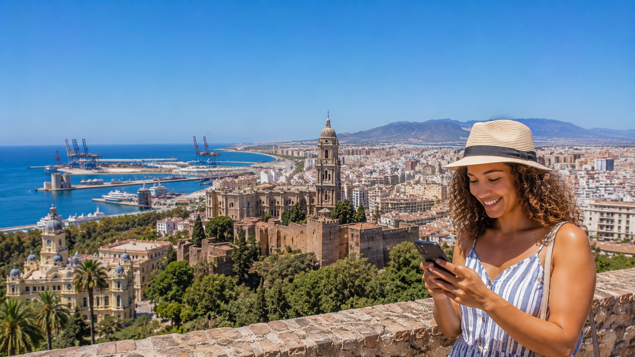 eSIM for Malaga
