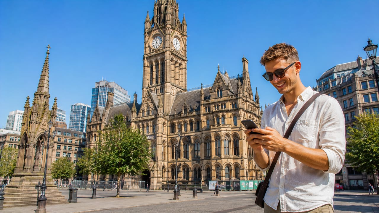 eSIM for Manchester