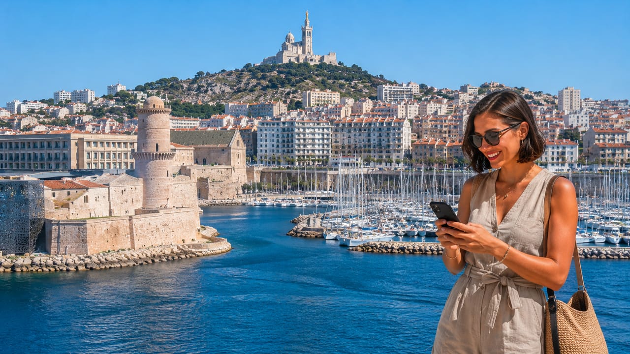 eSIM for Marseille