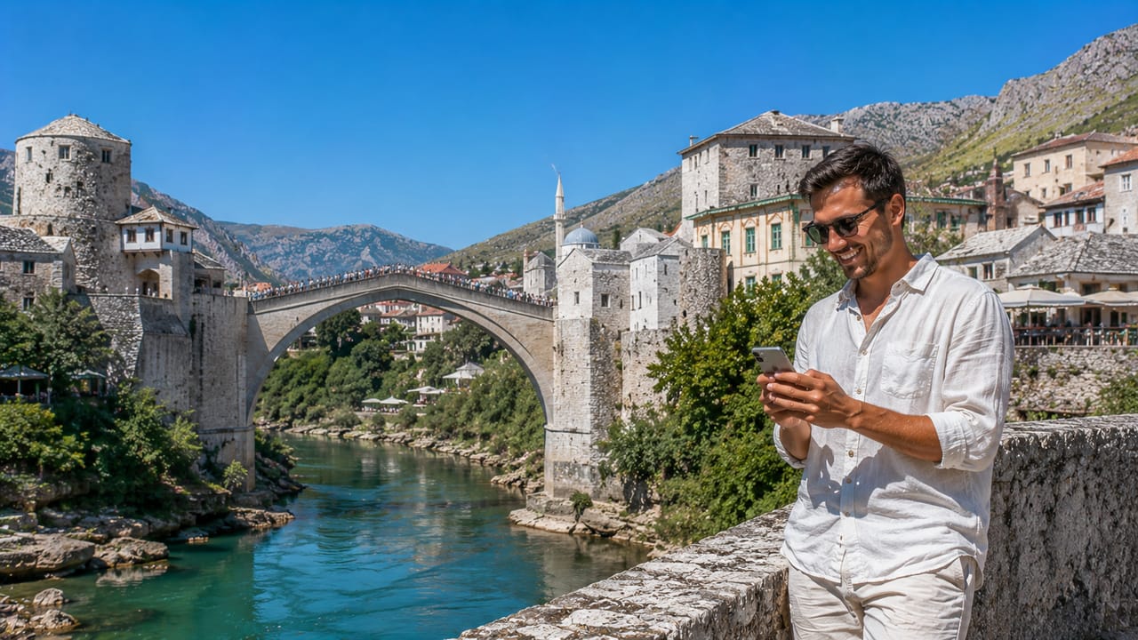 eSIM for Mostar