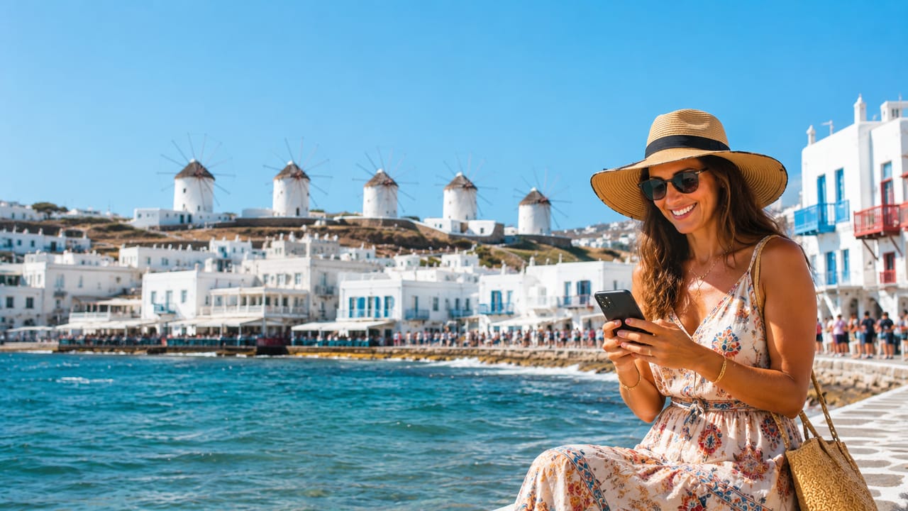eSIM for Mykonos