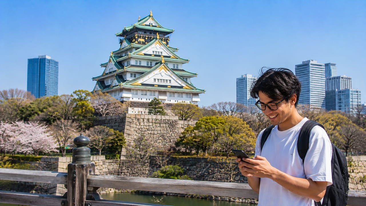 eSIM for Osaka