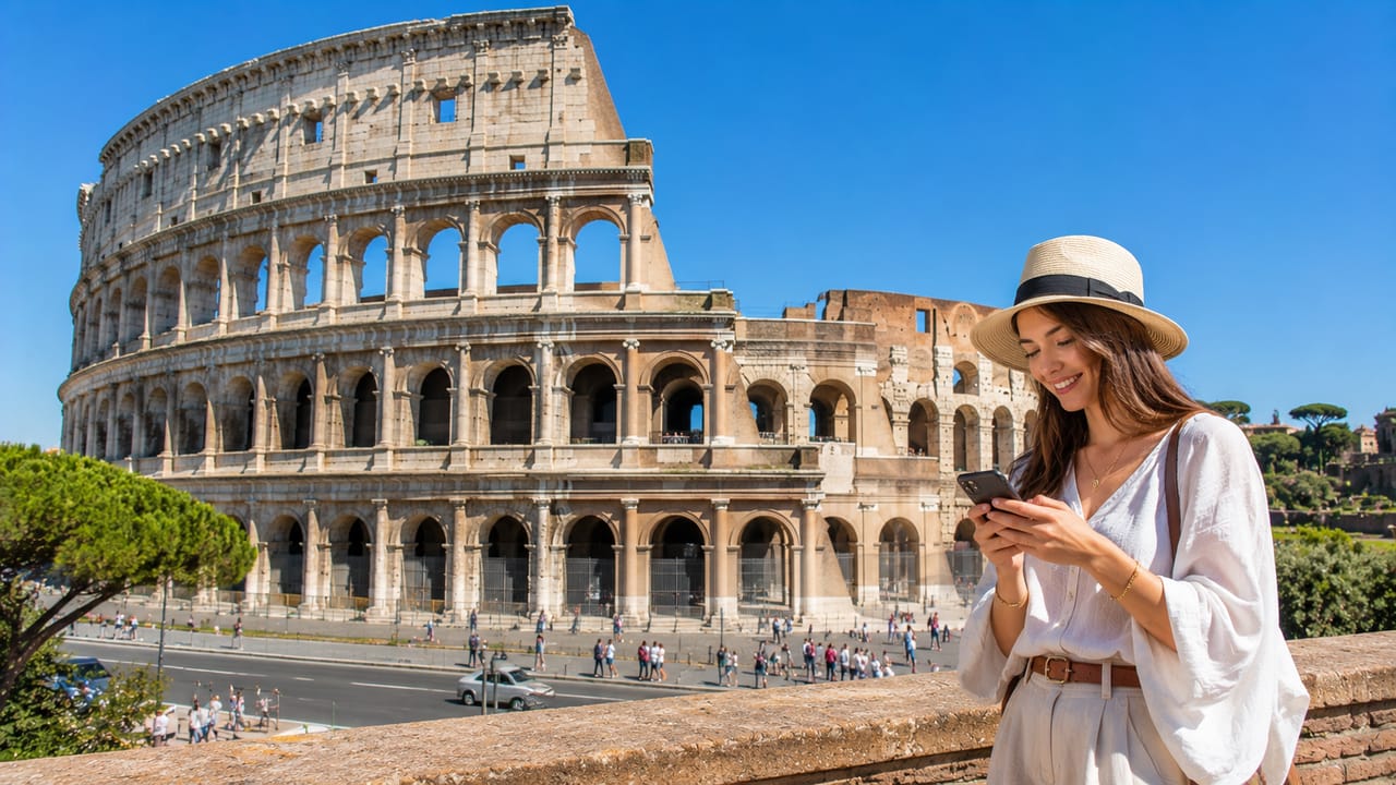 eSIM for Rome