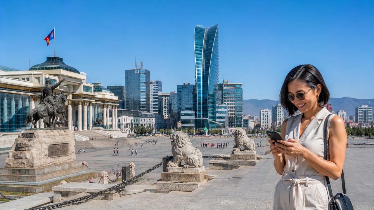 eSIM for Ulaanbaatar