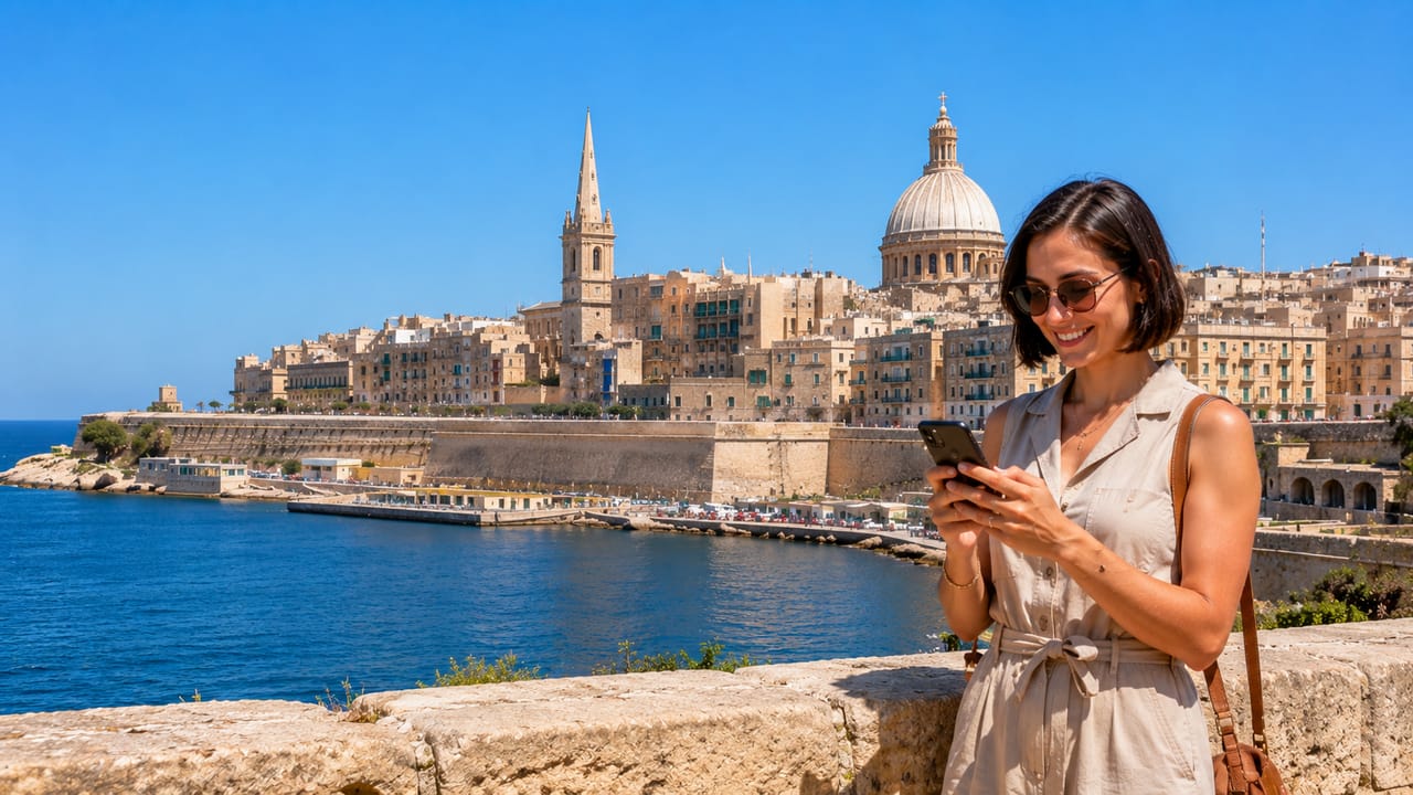 eSIM for Valletta