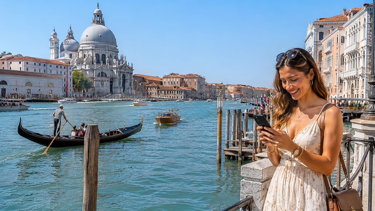 eSIM for Venice